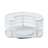 Two-Level Plastic Spice Storage Organizer - white