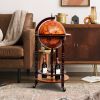 16th Century Wood Globe Wine Bar Stand - As show