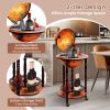 16th Century Wood Globe Wine Bar Stand - As show