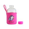 Milk&Moo Little Mermaid Kids Glass Water Bottles 20 oz, 600 ml - Pink