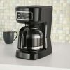 12 Cup Programmable Coffee Maker, 1.8 Liter Capacity, Black - black