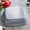 Premiere Ovenware Ceramic Nonstick Square Cake Pan 8"x8" Gray - Gray