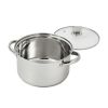 Stainless Steel 10-Piece Cookware Set - 10