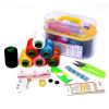 46pcs Portable Household Needle And Thread Sewing Tools Thread Kit Organizer Color Random - 46pcs