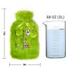 Biggdesign Cats Green Hot Water Bottle - Light green