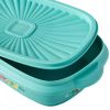 20 Piece Plastic Food Storage Container Variety Set, Breezy Blossom - Breezy Blossom