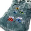 Biggdesign My Eyes On You Turquoise Hot Water Bottle - Turquoise