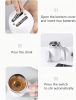 Automatic Stirring Magnetic Mug, Rechargeable Model Stirring Coffee Cup, Electric Stirring Cup, Lazy Milkshake Rotating Cup For Home Kitchen - White