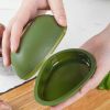 1pc Avocado Saver; Plastic Avocado Keeper; Reusable Avocado Holder Container For Refrigerator Storage Fresh Keeping - Green