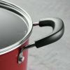 Everyday 5 Qt Aluminum Nonstick Covered Dutch Oven – Metallic Red - red