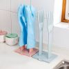 1pc Storage Rack; Multifunctional Detachable Gloves Drying Rack; Countertop Draining Rack; Rag Rack - Blue