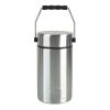 47oz Vacuum-sealed Stainless Steel Food Jar With 2 Pla - Silver