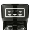 12 Cup Programmable Coffee Maker, 1.8 Liter Capacity, Black - black